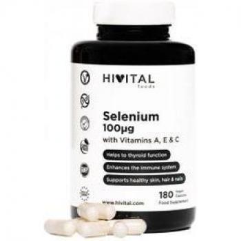 Selenio 100 mcg | 180 cápsulas veganas