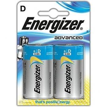 Pilas D Alcalinas Energizer Avanzadas 1.5V, 22000mAh, Pack de 20