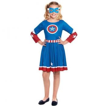 Disfraz de Star Heroína Americana para niña