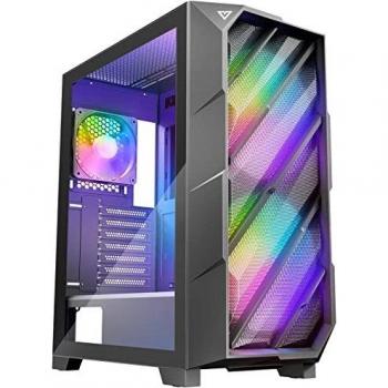 Antec NX700 ARGB Gaming Case w/ Glass Window ATX 3 ARGB Fans Geometrical Mesh Front LED Control Button