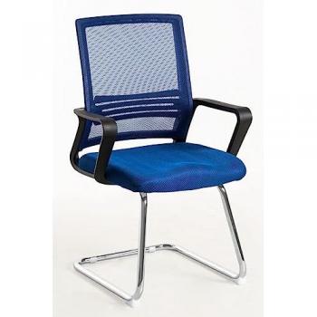 Silla Confidente Kole Azul Ergonomía y Diseño Moderno
