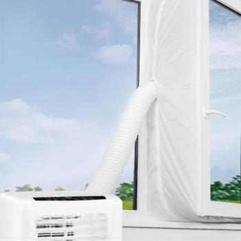 Acople Cubierta Aislante Universal de Ventanas Correderas para Aire Acondicionado Portátil 163x35cm