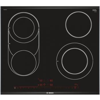 Placa de Inducción Bosch PKM675DP1D, 60 cm, Cerámica SCHOTT, Autárquica, con PowerBoost y 4 Zonas de Cocción