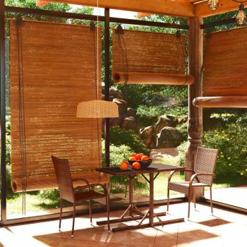 vidaXL 3 Piece Garden Dining Set Brown - Outdoor Furniture, Made of Durable Steel and Weather-Resistant Textilene Fabric, Includes 2 Chairs and 1 Table, Easy to Clean and Assemble, Suitable for Patio, Balcony or Garden