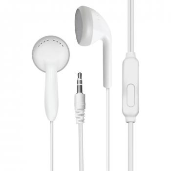 Auriculares Portátiles con Cable Plano 3.5mm a Prueba de Sudor, con Micrófono y Control de Línea para Smartphones Samsung, HUAWEI y Xiaomi