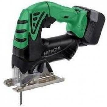 Hitachi CJ14DSLLW - Sierra caladora a bateria 14,4v Li ION 2 baterías deslizantes