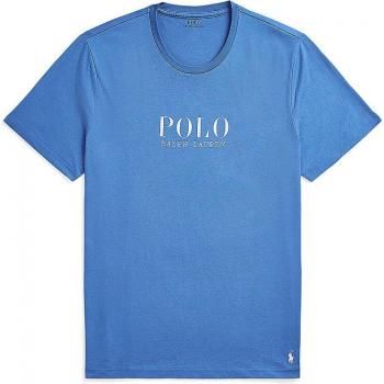 Polo Ralph Lauren Big Logo Cotton T-Shirt - Blue, Size L, Male