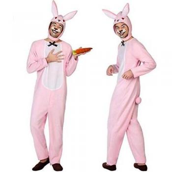 Disfraz de Conejo Rosa para Adultos (2 piezas) Talla XXL
