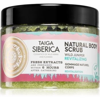 Exfoliante Corporal Natura Siberica Taiga Siberica con Junípero Silvestre 300 ml, regenerador natural