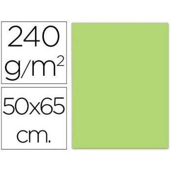 Cartulina Liderpapel color verde hierba 240 gm2