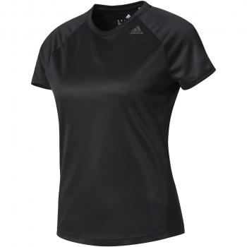 adidas D2M Tee Lose Camiseta de Manga Corta, Mujer, Negro, XL