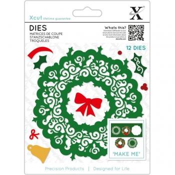 Xcut - Plantillas (DoCrafts) Tarjetas de papel Craft (12 piezas), diseño de corona