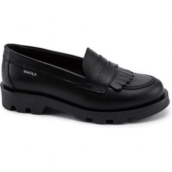 Mocasines Pablosky Escolar Niña en piel color negro