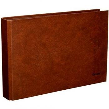 Dohe 9566 - Carpeta cuero forrado, 2 anillas de 25 mm, cuarto apaisado