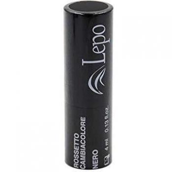 Lepo Pintalabios Cambiacolor PH Sensible Cosmética Natural de Calidad, Negro