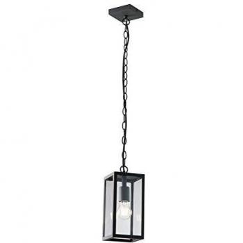 Lámpara Colgante Exterior Mirage Antracita IP44 E27 26x13x13 cm