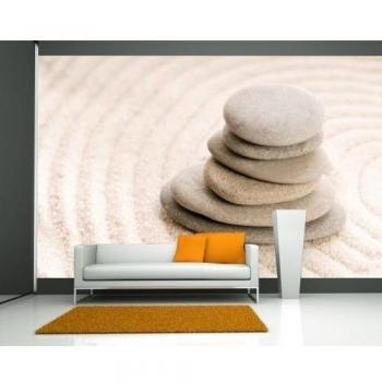 Bilderdepot24 Autoadhesivo Fotomural Piedras Zen 155x100 cm - Papel Pintado - Fototapete - la fabricación Made in Germany!