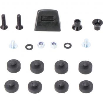 Kit de adaptadores para portaequipaje STEEL-RACK compatible con Givi Monokey, incluye todos los elementos necesarios para la instalación y adaptación al sistema de maletas Givi Monokey, fabricado en materiales resistentes y duraderos