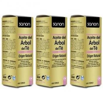 Pack 3 Sanon Aceite Esencial Árbol de Té 30 ml