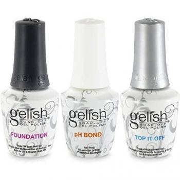Gelish LED Gel Nail Kit - Foundation, Top Coat & pH Bond