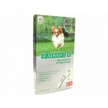 K9 Advantix II Flea, Tick and Mosquito Prevention for Small Dogs, 4-Pack