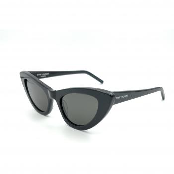 Saint Laurent SL213 001 Black Lily Cats Eyes Sunglasses Lens Category 3 Size 52