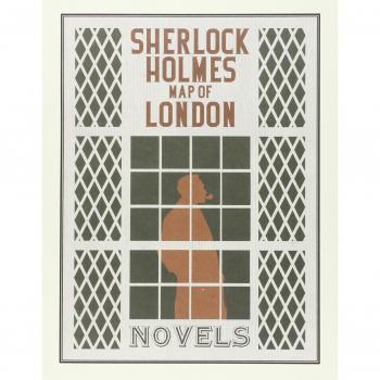 Sherlock Holmes Map of London. Novels