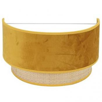 Aplique de Pared Reyes 1xE27 Color Natural/Yema 17x30x16 cm