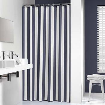 Sealskin Linje Cortina de ducha 180x200 cm Poliéster Azul