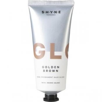 Shyne - Tinte temporal unisex 100 ml Golden Brown, color marrón, semi-permanente