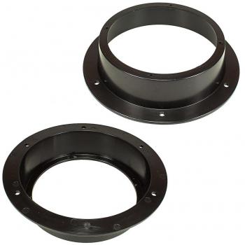 tomzz Audio 2857-011 Anillo de Altavoz Compatible con VW Golf 5 Tiguan Touran Skoda Yeti Octavia Puerta Delantera para Altavoces de 165mm DIN