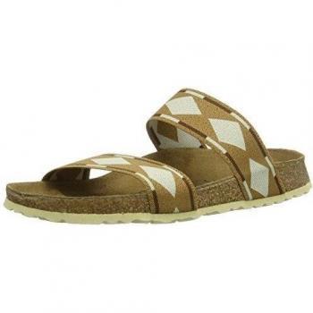 Birki's Curacao Ii - Zuecos de goma, color Rhomb Brown, talla 42