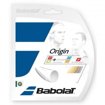 Babolat Origin 200M Cordaje de Tenis, Unisex Adulto, Blanco/Natural, 130