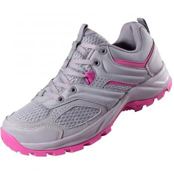 CAMEL CROWN Zapatillas de Senderismo para Mujer Antideslizantes Zapatillas de Trekking Montaña Transpirables Zapatillas de Seguridad Zapatos de Trabajo AL Aire Libre Deporte Rojo Negro 37.5-42.5