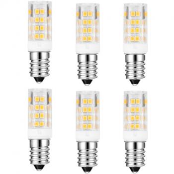 ARVIDSSON E14 Bombilla LED 6W, 60W Equivalente, 450LM 3000K Blanco Cálido, SES E14 Bombillas, casquillo Pequeño de Bombilla, No Regulable, 6 Pack