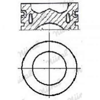Pistón NÜRAL 87-142000-00 de alta calidad