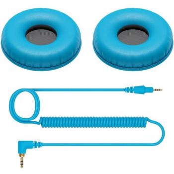 Pioneer DJ HC-CP08 Accessory Pack for HDJ-CUE1 Headphones (Blue)
