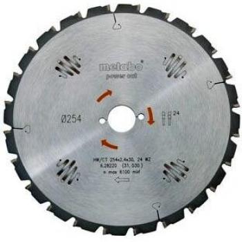 Metabo Hoja de sierra Power Cut Wood - Professional, 315x30, D20 DP 22° (628015000)