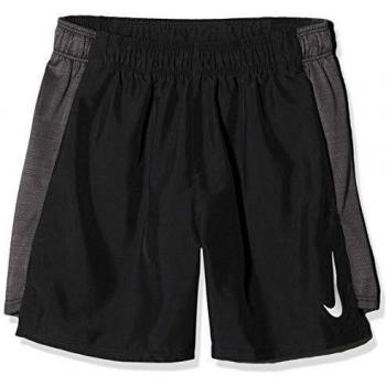 NIKE B NK FLX 6IN Challenger Pantalones Cortos de Deporte, Niños, Black/Thunder Grey, S