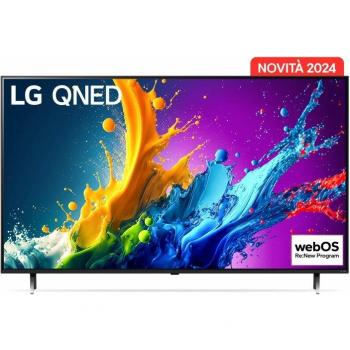 LG QNED 43'' 4K UHD Smart TV con WebOS, 3 HDMI, AI y Quantum Dot - Modelo 43QNED80T6A