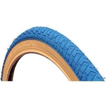 Lucky Stone Curio LS214 - Cubierta para BMX, dibujo taqueado, 20 x 2,125, color azul