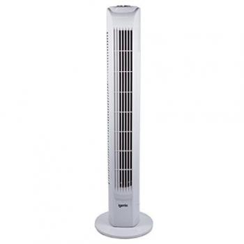 Ventilador Torre Igenix DF0035T 29 Oscilante Blanco, 45W, 3 Velocidades, Control Remoto y Temporizador de 7.5 Horas