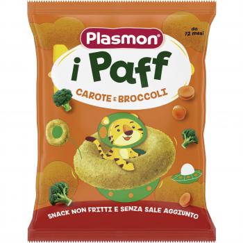 Plasmon Paff Snack Zanahoria Brócoli 12M 15g