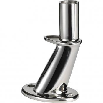 Glomex V9172 Stainless Steel Angled Slip Mount for TV and Cellular Internet Antennas