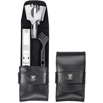 Henckels TWINOX 97106-004 de manicura Dauphine Negro-2 Piezas-Nail Clipper-Nose Hair Trimmer