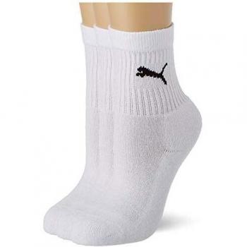 Puma Kids Crew Socks Pack of 3 - White