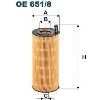 Filtro de aceite FILTRON OE 651/8