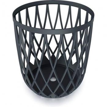 Cesta multifuncional 55L Prosperplast Uniqubo de plástico en color antracita