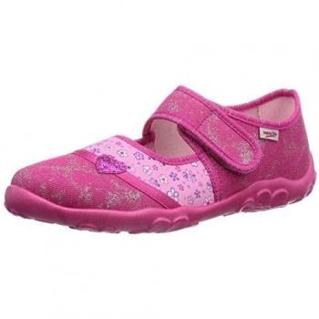 Superfit BONNY - pantuflas de lona niña, color rosa, talla 24