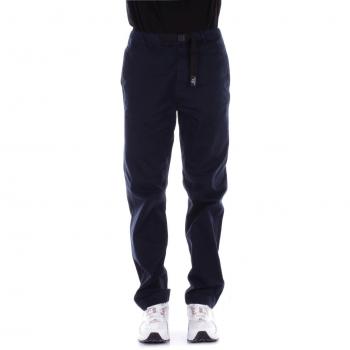 Woolrich Men's Blue Stretch Twill Slim-Fit Trousers